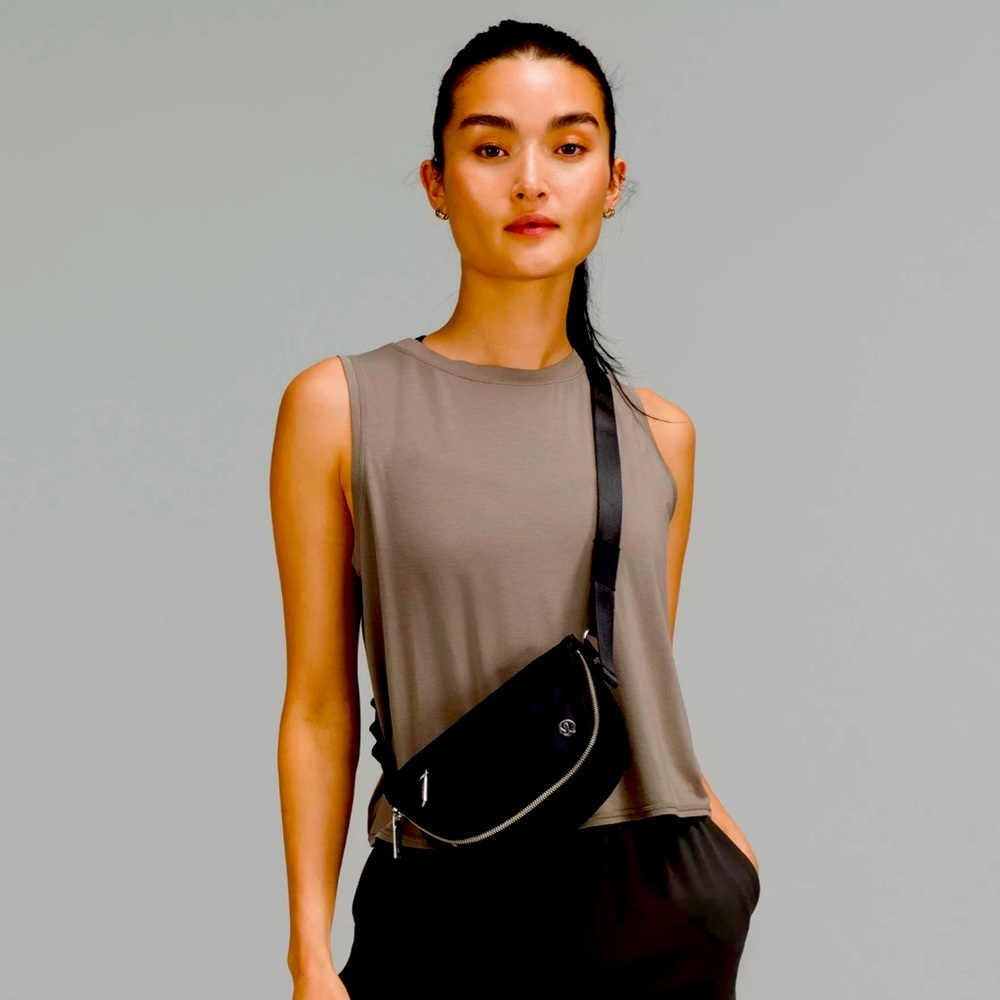 Black All Night Micro Festival Bag Zip Top